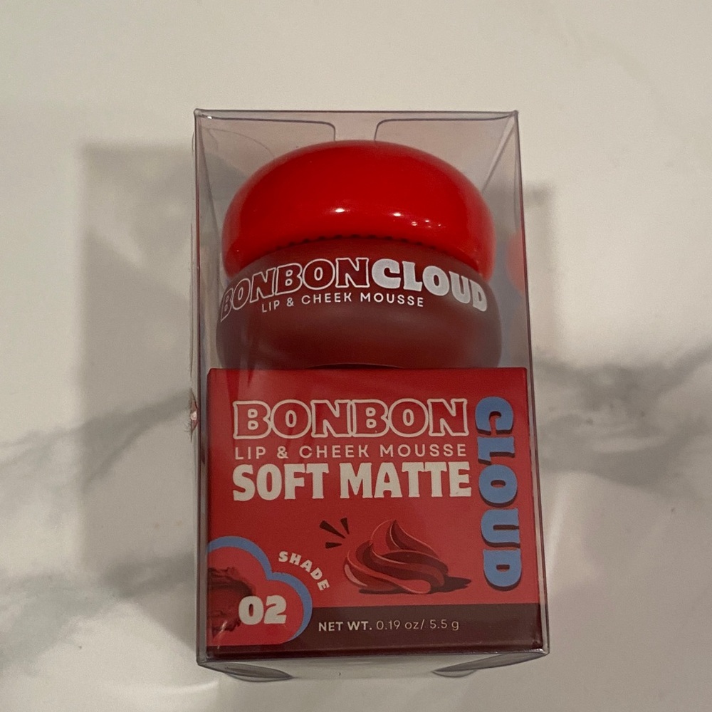 Bonbon Cloud Lip & Cheek Mousse - Red